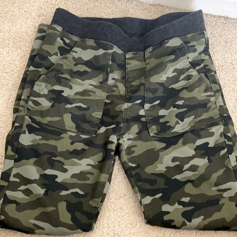 Army Print Jean Leggings